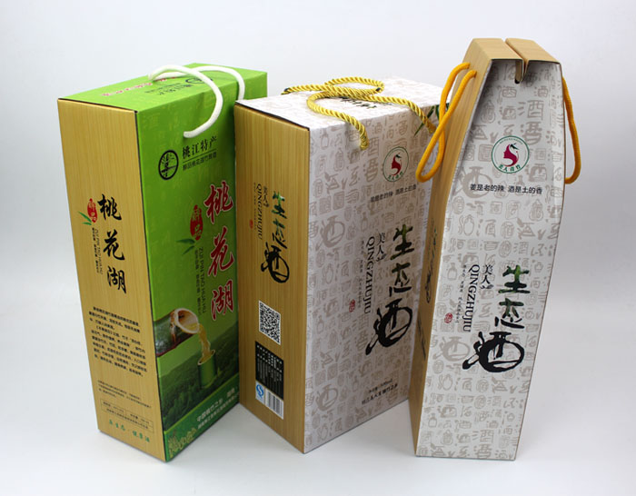 個性禮盒包裝讓“竹筒酒”身價倍增，長沙包裝印刷廠再為桃江特產(chǎn)定制包裝