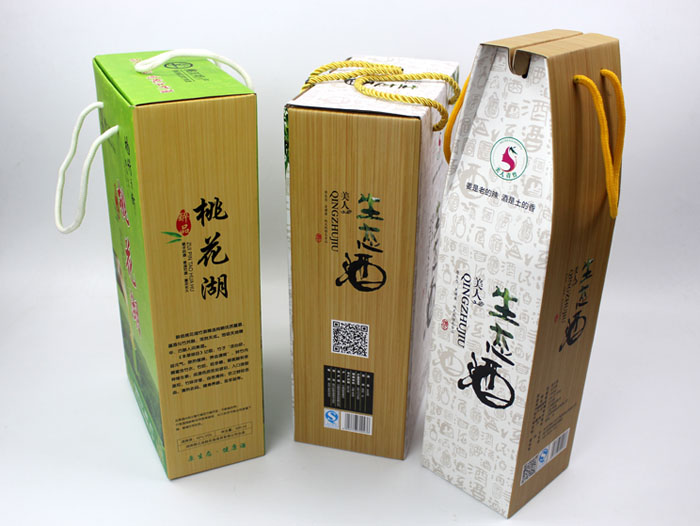 個性禮盒包裝讓“竹筒酒”身價倍增，長沙包裝印刷廠再為桃江特產(chǎn)定制包裝