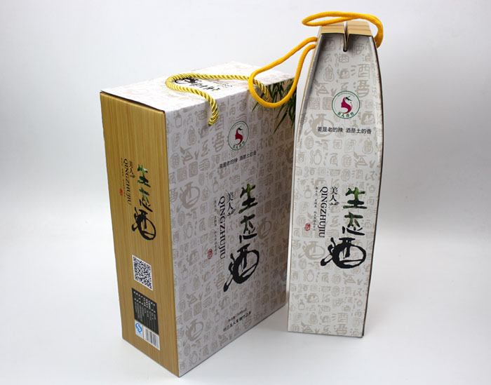 個性禮盒包裝讓“竹筒酒”身價倍增，長沙包裝印刷廠再為桃江特產(chǎn)定制包裝