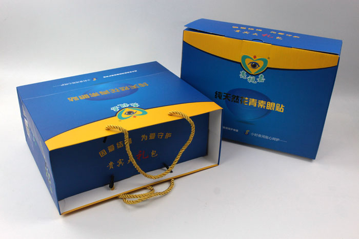 哪里可以做禮盒包裝？護(hù)眼神器亮視嘉護(hù)眼貼禮盒包裝+手提袋套裝出自長(zhǎng)沙印刷廠